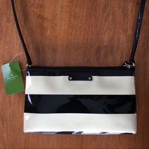 NWT Kate Spade Amy Penn Valley Black & Cream Bag